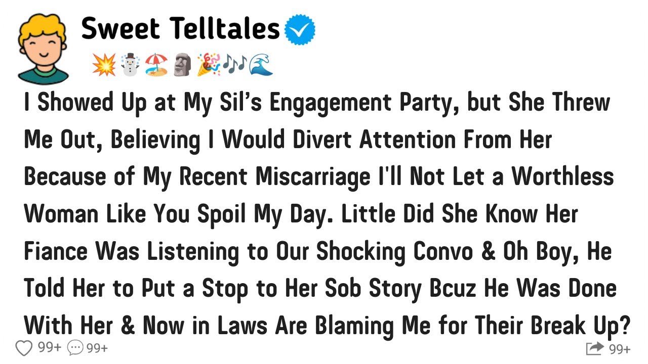 I Showed Up at My Sil’s Engagement Party, but She Threw Me Out, Believing I Would Divert Attention..