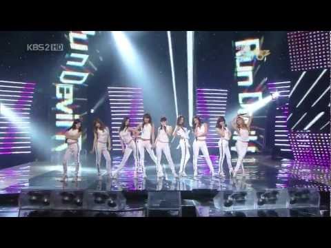 [HD] 100430 SNSD - Run Devil Run @ Music Bank