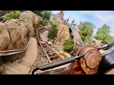 Seven Dwarfs Mine Train UNIQUE Roller Coaster 4K POV! | Disney World Florida [No Copyright]