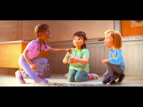 Inside Out 2 2024 HD - Riley makes friends