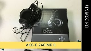 Video thumbnail for AKG K 240 MK II Professional Semi-Open Stereo Headphones by Wai Lam