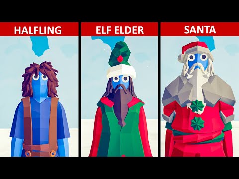 Halfling goes on a Quest to Save Santa Claus and Christmas - TABS Story