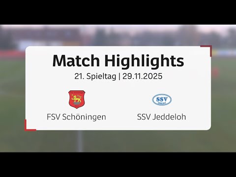 Highlights FSV Schöningen - SSV Jeddeloh II