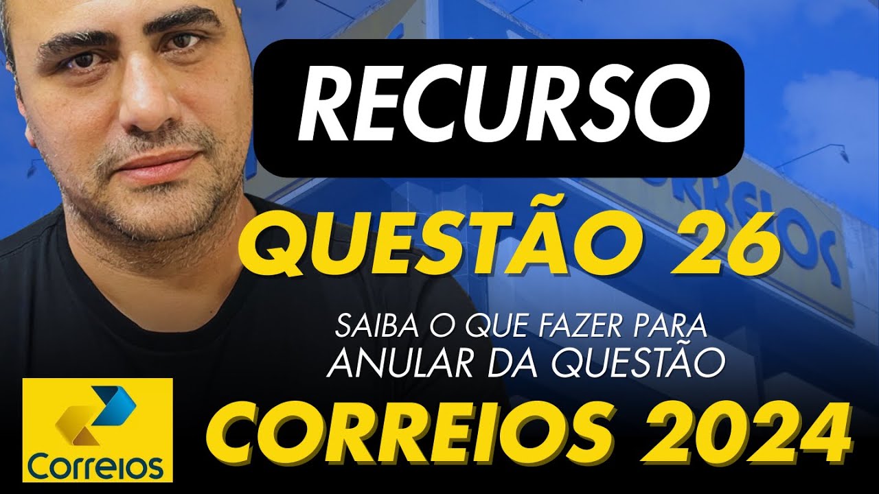 Recursos concurso dos correios Informática - questão 26