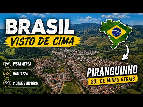 BRASIL VISTO DE CIMA 🚁 | Conheça Piranguinho, a Capital do Pé de Moleque