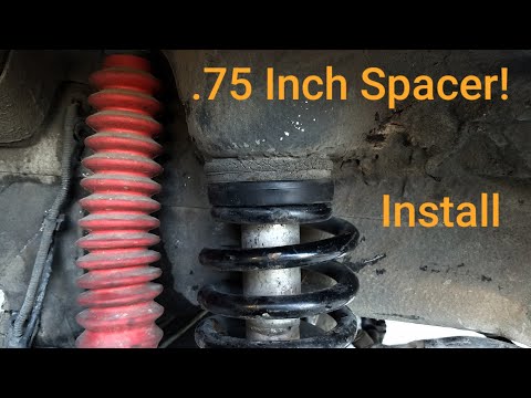 (0.75 Inch Coil Spring Spacer Install) On 92 Jeep Cherokee | Jeep XJ Build