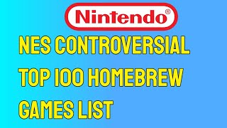 Top 100 NES Homebrew List Drama - Why is it Controversial? - Gamester81