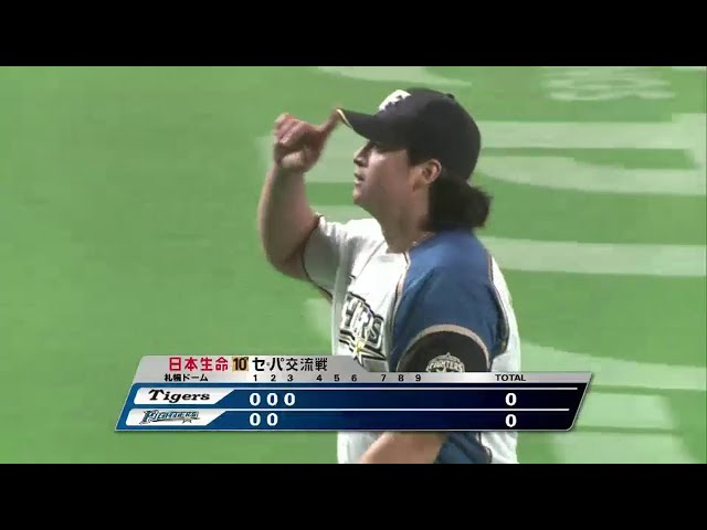 3回表 ファイターズ先発・メンドーサ 3回までパーフェクトピッチング!! 2014/5/31 F-T