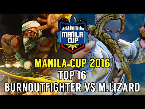 Street Fighter V Tournament: Manila Cup 2016 Top 16 - BurnoutFighter (Dhalsim) v M.Lizard (Vega)