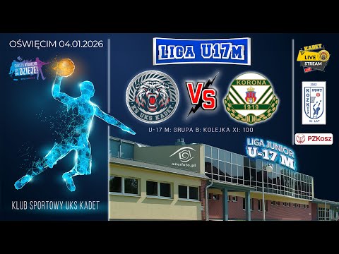 KS UKS KADET vs KS Korona II 1919 Kraków / kat. U17 / Oświęcim 04.01.2026r