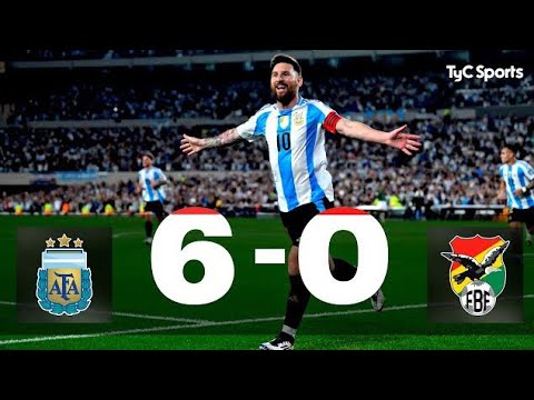 argentina vs bolivia 6:0 Full Match Highlight