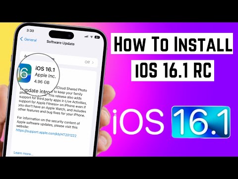 How To Install iOS 16.1 RC Update on iPhone