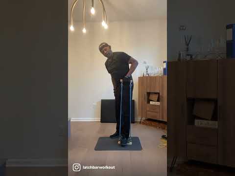#0289. 30 Sec Reel "The Latchbar On the Go -15 - Resistance Bands" #resistancebandexercises #homegym