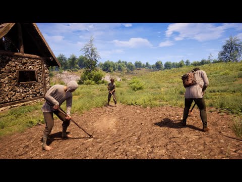 Building a MASSIVE Farm and Making You Work on It - Medieval Dynasty Part 4