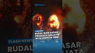 Serangan Beruntun Rudal Drone Iran Hantam Israel, Produksi Senjata AU & Logistik BBM Jadi Sasaran