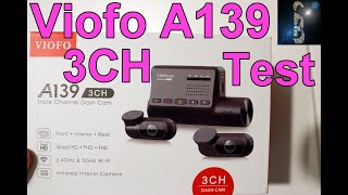 Dashcamtest VIOFO A139 3CH - Test + App Erklärung - Rabattcode Deutsch Vorne Innen Hinten