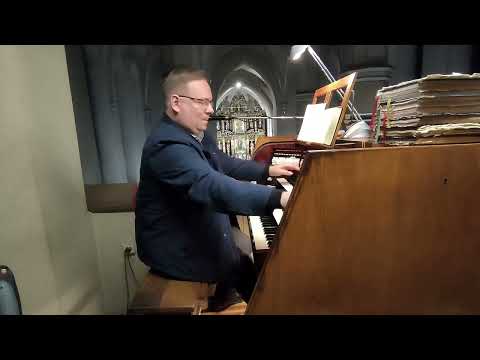 A. Popławski - "Pescador de hombres" (Barka) + improwizacja na temat. Kościół farny w Raciborzu