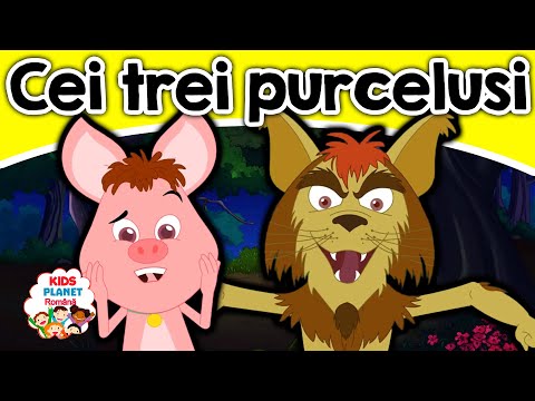 Cei trei purcelusi | Povesti Pentru Copii | Basme În Limba Română | Desene Animate
