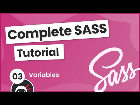SASS Tutorial build your own CSS library 3 Variables