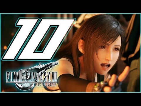 Final Fantasy VII Remake - Gameplay Walkthrough Part 10 A Trap is Sprung! (PS4 Pro) FF7R Chapter 7