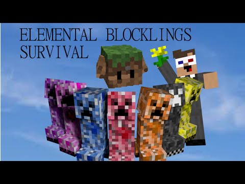 BUILDING AN ARMY - Elemental Blocklings Survival Part 3