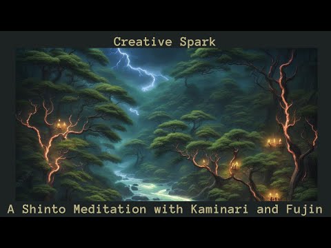 Creative Spark: A Shinto Meditation with Kaminari and Fujin