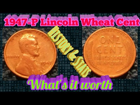 #Live #Minnesotasilverrollhunter #Coins 1947-P Lincoln Wheat Cent/ What's It Worth/ History/ Stats