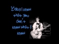 Hank Green - I Know w/ Lyrics 