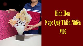 Bình Hoa Đá Ngọc Onyx Pakistan Tự Nhiên Trang Trí Phong Thuỷ Cao Cấp Đã Kiểm Định