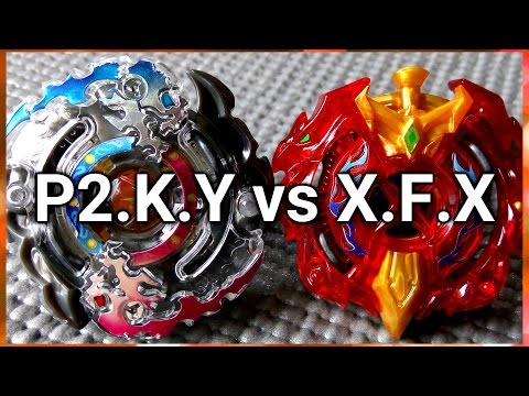 Psychic Phantom .K.Y vs Xcalibur .F.X - BATALHA BEYBLADE BURST! ベイブレードバースト