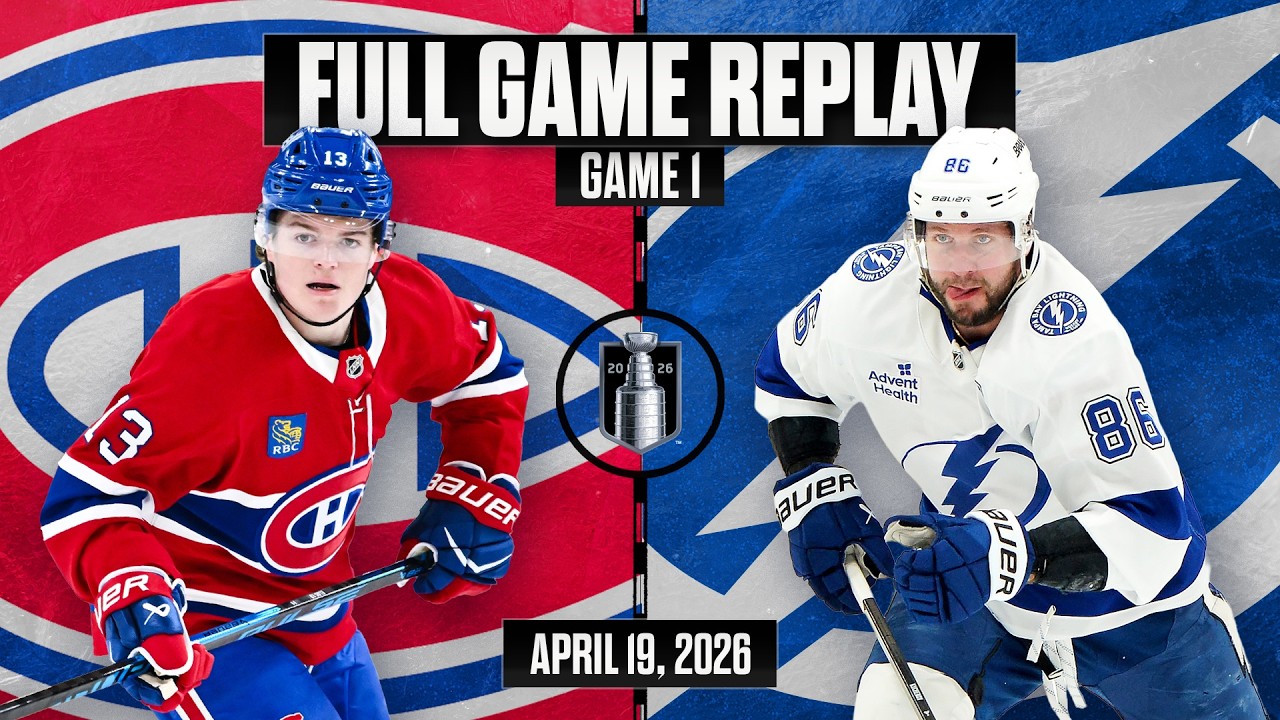 Slafkovsky's walk-off hat trick! Canadiens vs Lightning | Full Game Replay | April 19, 2026