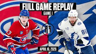 FULL GAME REPLAY: Slafkovsky's walk-off hat trick! Canadiens vs Lightning | April 19, 2026
