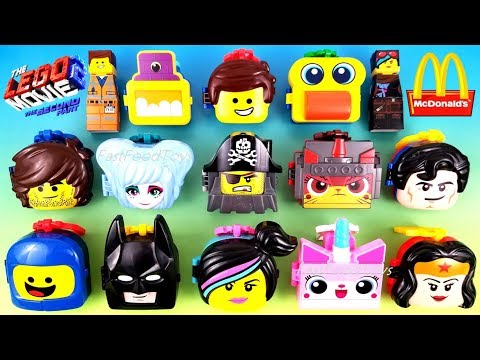 2019 FULL WORLD SET McDONALD'S LEGO MOVIE 2 THE SECOND PART HAPPY MEAL TOYS EUROPE ASIA US UNBOXING Video