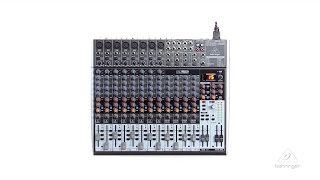 Behringer Xenyx X2222USB - відео 1