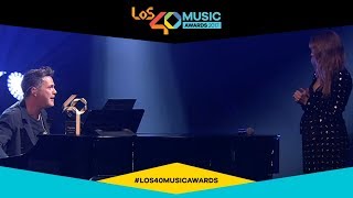 Alejandro Sanz  y Silvia Abascal, el momento más emotivo de LOS40 MUSIC AWARDS