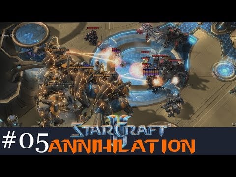 Das nenn ich mal Einheiten! - Let's Play Starcraft 2: Annihilation #05 [Deutsch | German]