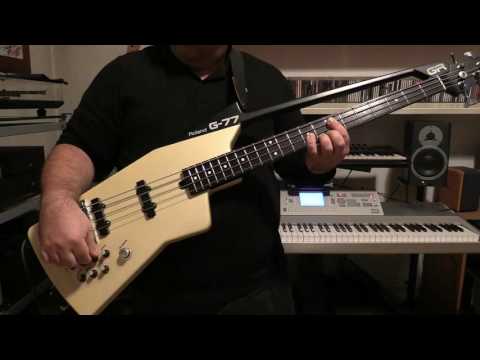 Bass Demo - Roland G-77 synth bass with GM-70 GR-Midi Converter