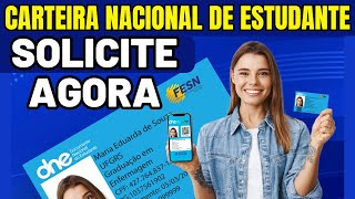 ? COMO TIRAR CARTEIRA NACIONAL de ESTUDANTE DIGITAL | CARTEIRINHA de ESTUDANTE SITE OFICIAL