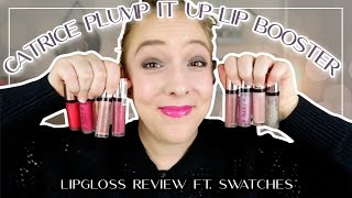 CATRICE PLUMP IT UP LIP BOOSTER // Lipgloss review ft. lipswatches