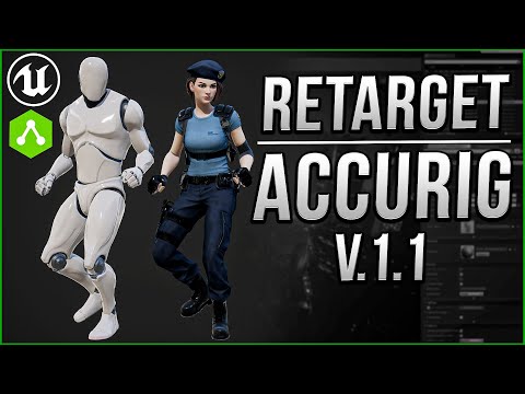 ACCURIG: NEW VERSION 1.1 NOW WITH EASY RETARGET FOR UE5 - Tutorial PT-BR