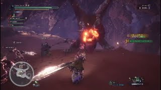 【MHW】歴戦テオを大剣と槍で虐めたら...w
