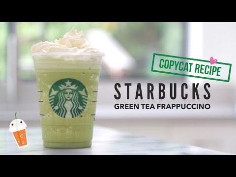 Wie man Starbucks Grüntee-Frappuccino macht | Nachahmerrezept