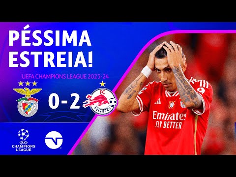 Gols e lances de Benfica x Red Bull Salzburg