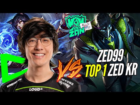 TINOWNS ENFRENTOU o MELHOR ZED da KR, ZED99 - Loud no bootcamp do Worlds 2023