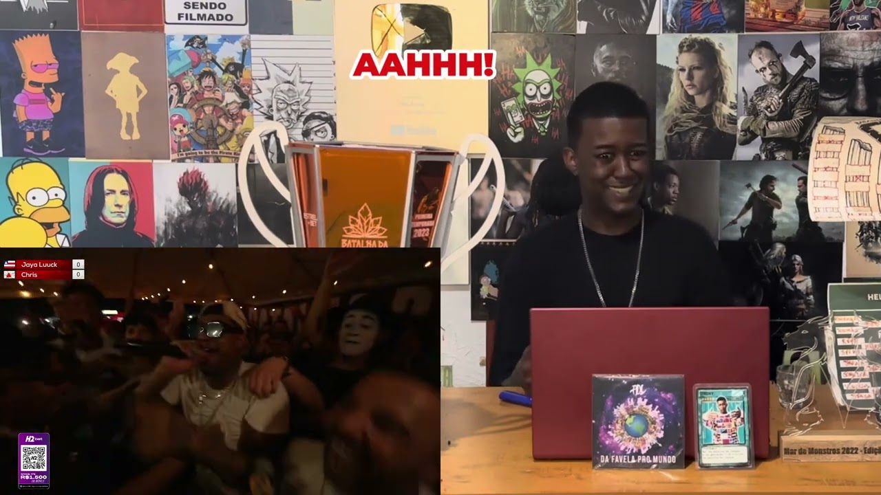 Jhony REACT - CHRIS X JAYA LUCK ( Desafio🔥)