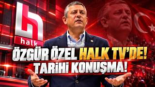 Özgür Özel Kayyum Atanan Halk TV'de! "Geri Kalanı Fasafiso"