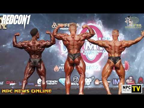 2022 IFBB Pro League Classic Physique Olympia Saturday Prejudging Comparisons 4K Video