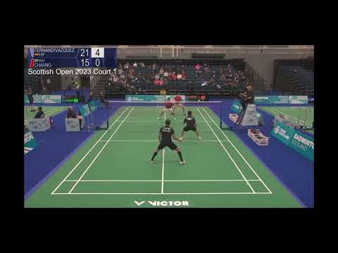 Scottish Open2023｜MD Qualification Round2｜Jacobo Fernandez/Alvaro Vazquez vs Chai Chee Hou/Ka Wai Ng