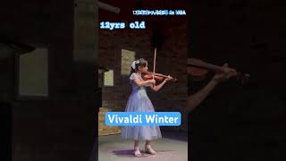 #violin バイオリンの発表会だったよ♪ ヴィヴァルディ「四季」より「冬」小6 12歳