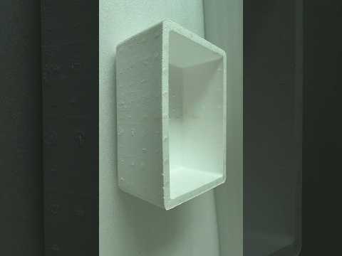 White eps block thermocol ice box, density: 18 kg/cubic-mete...